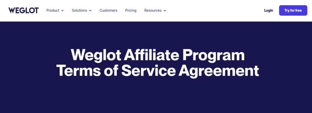 Weglot affiliate program