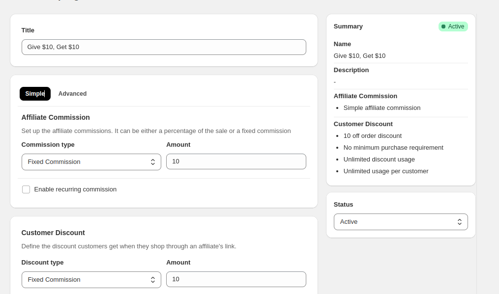 Create a Shopify Referral Program