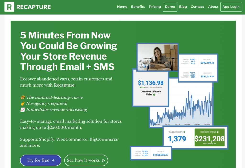 Recapture Shopify App