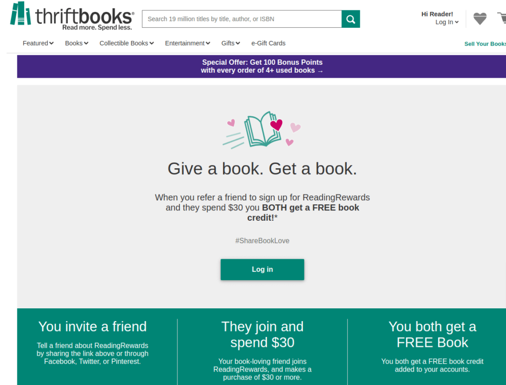 ThriftBooks Referral Program