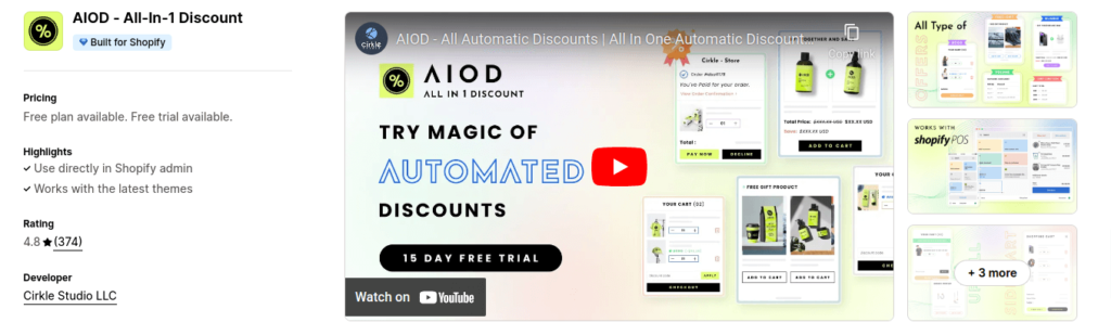 AIOD Discount App