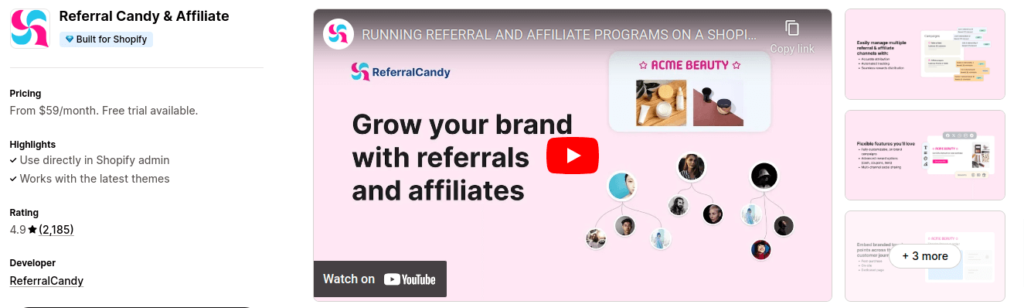 Referral Candy Shopify App