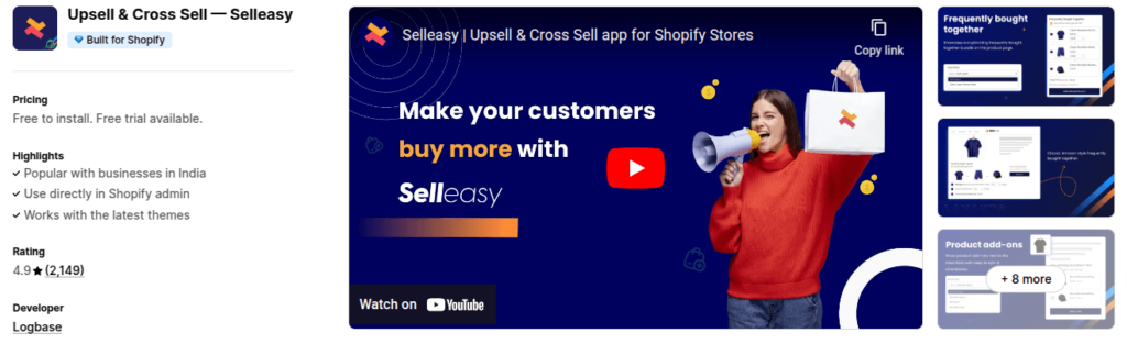 Selleasy Shopify App
