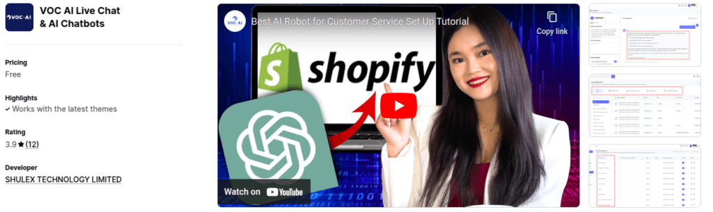 VOC Shopify App
