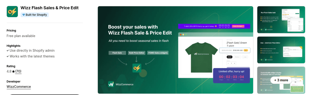 Wizz Flash Sales & Price Edit App