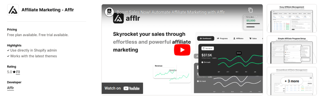 Afflr - Affiliate Marketing App