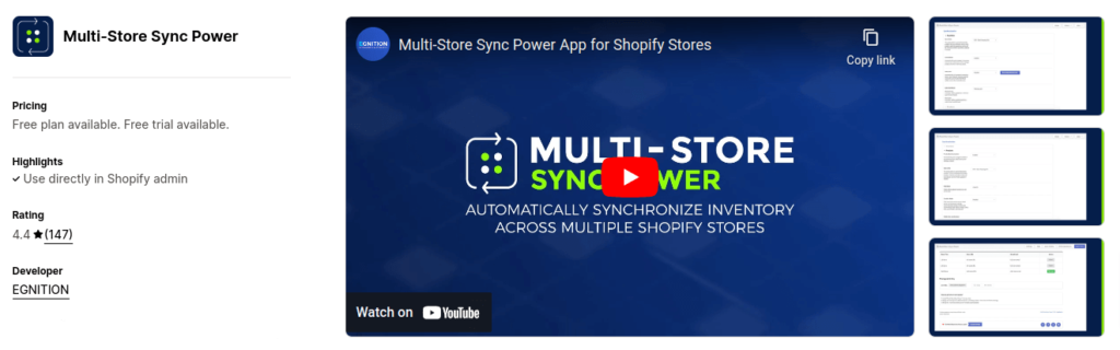 Multi-Store Sync Power App