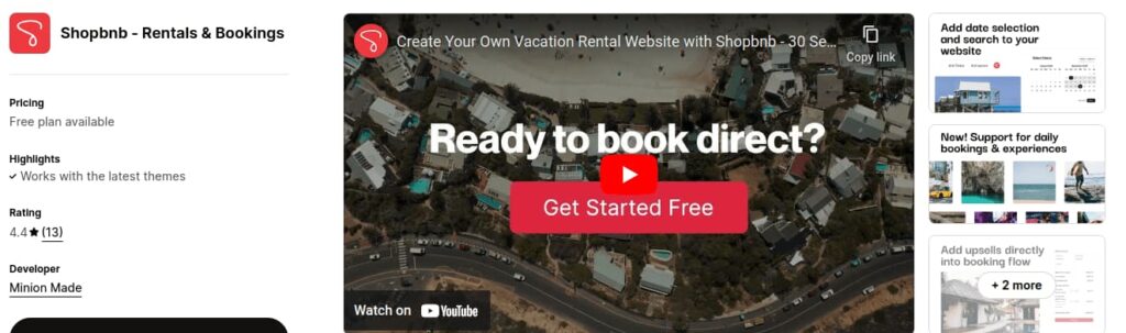 Shopbnb Rental Booking App