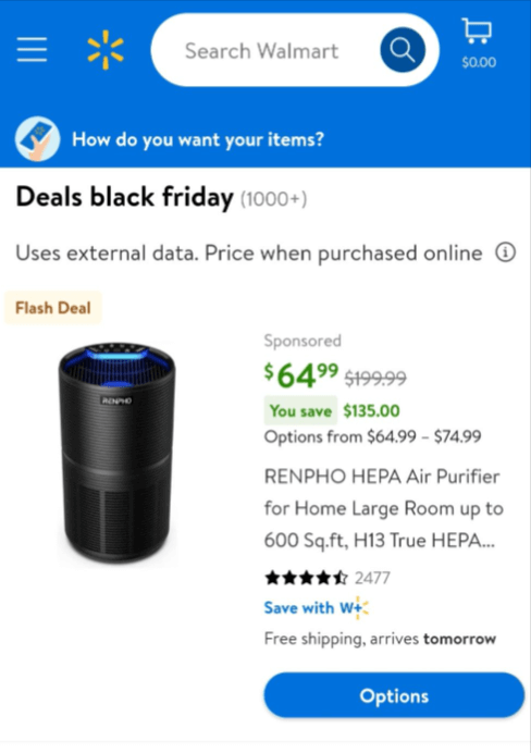 Walmart Black Friday Campaign