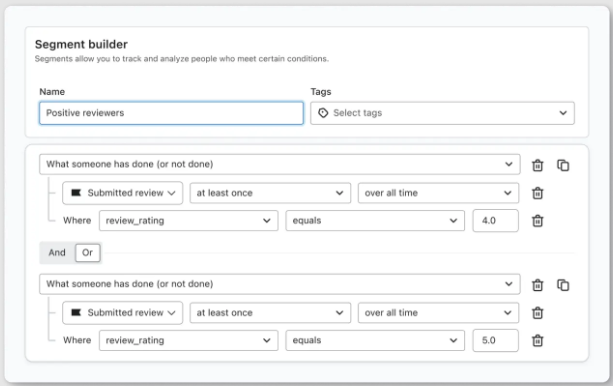 Segment builder 