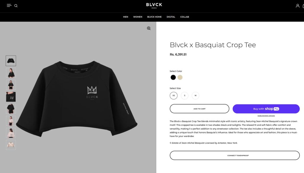 The Stunning UI of Blvck Paris