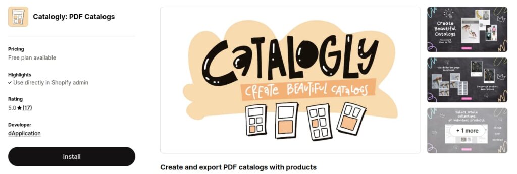 Catalogy Shopify App