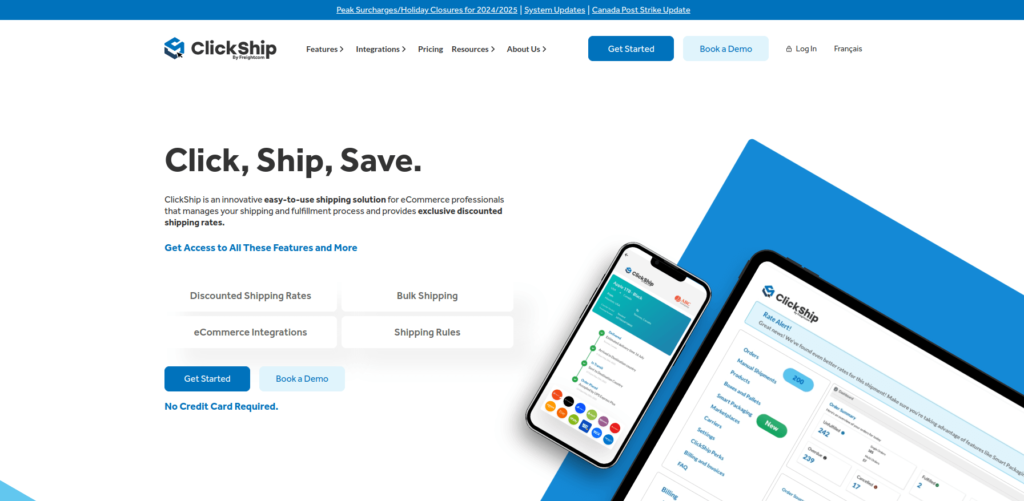 ClickShip - Shipping App