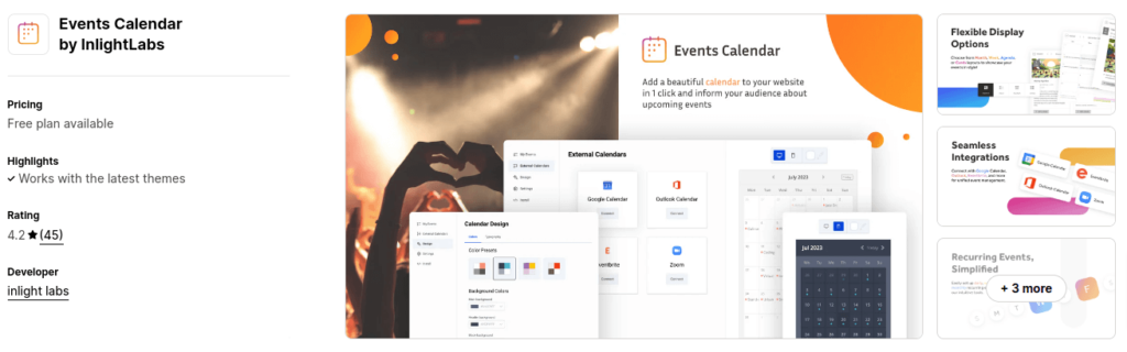 Events Calendar App