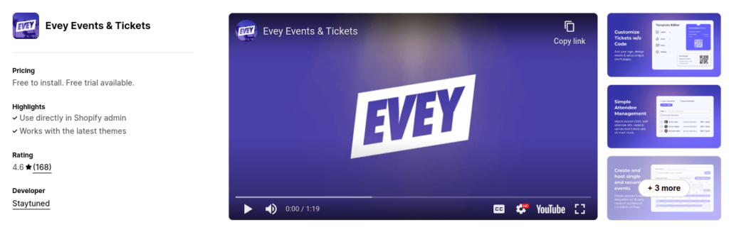 Evey Events & Tickets App