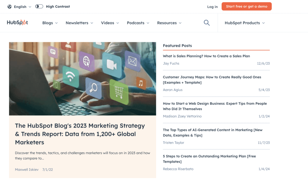 Hubspot Blogs