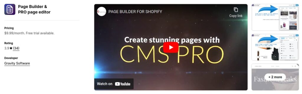 Page Builder & PRO Page Editor 