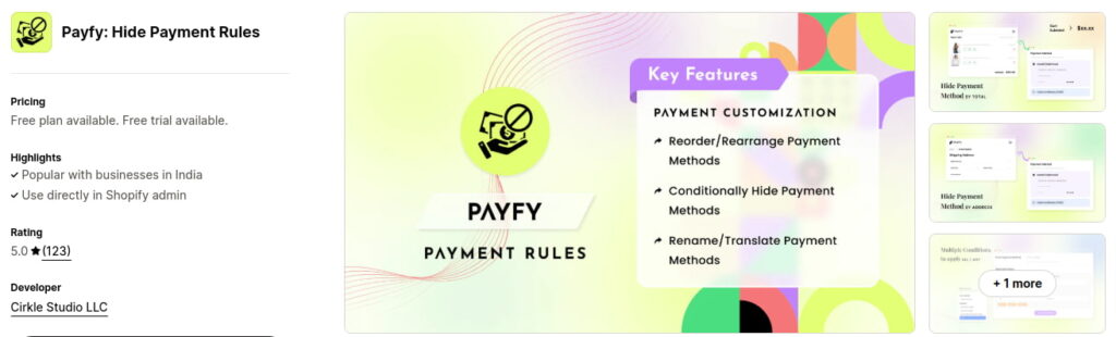 Payfy Payment Checkout App