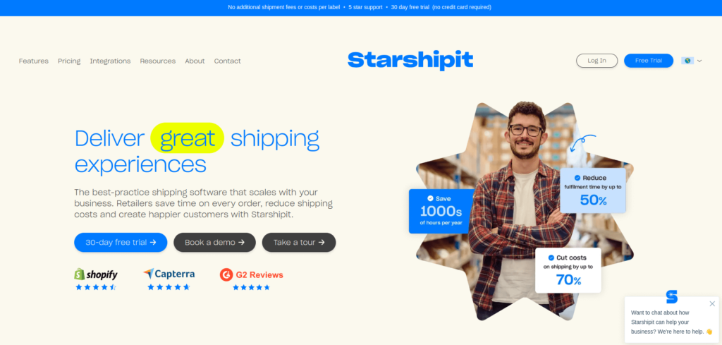 Starshipit - Shipping App