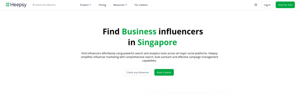 Heepsy - Influencer Marketing Platform