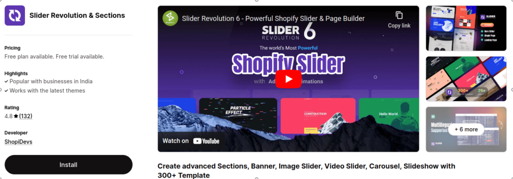 Slider Revolution App