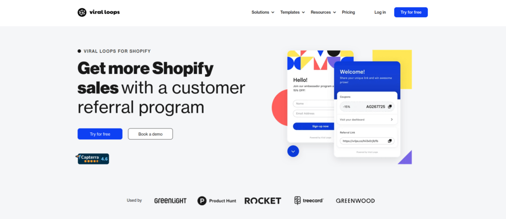 Viral Loops - Shopify Referral Marketing app