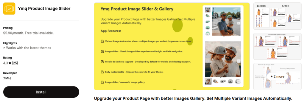 Ymq Image Slider App