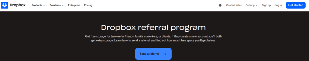 Dropbox Referral Program
